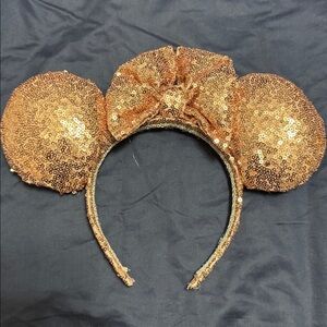 Gold Sequin Mouse Ears Headband